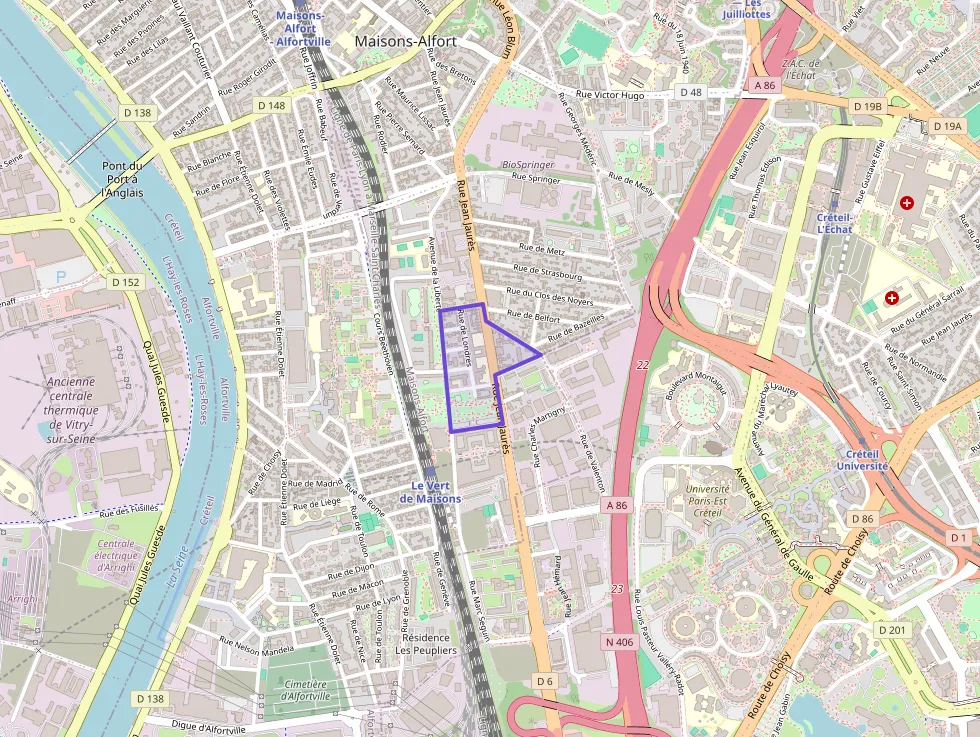 Appartement 52 m² trois pièces à vendre à Maisons-Alfort