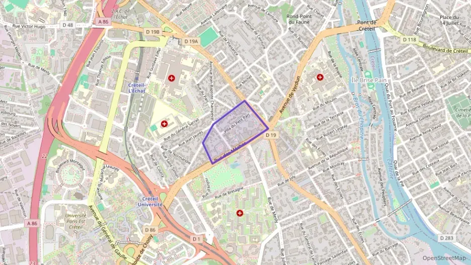 Appartement 72 m² trois pièces à vendre à Créteil