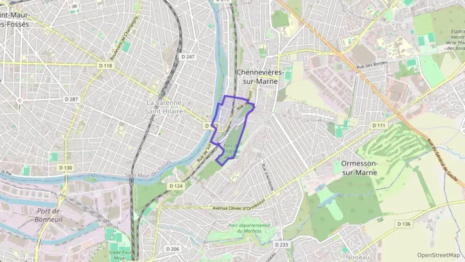 Appartement 45 m² deux pieces à vendre à Chennevières-sur-Marne