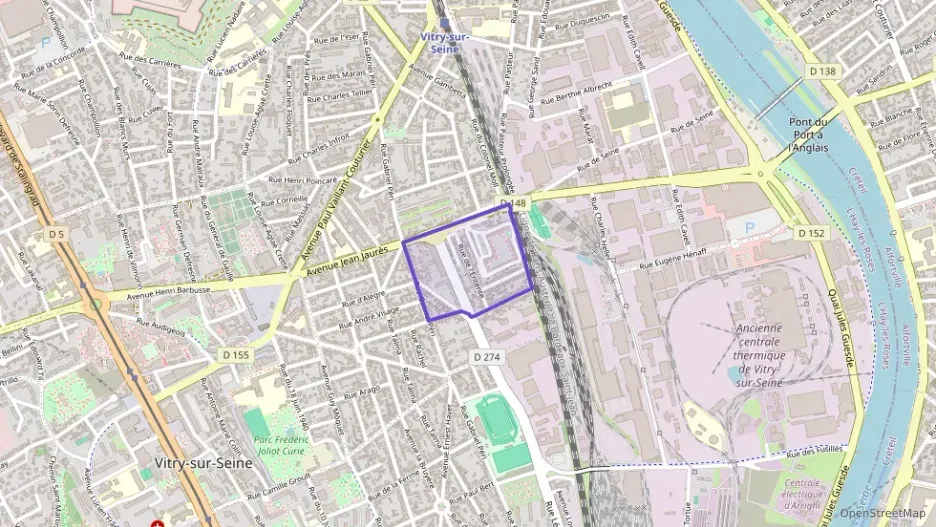 Appartement 54 m² trois pièces à vendre à Vitry-sur-Seine