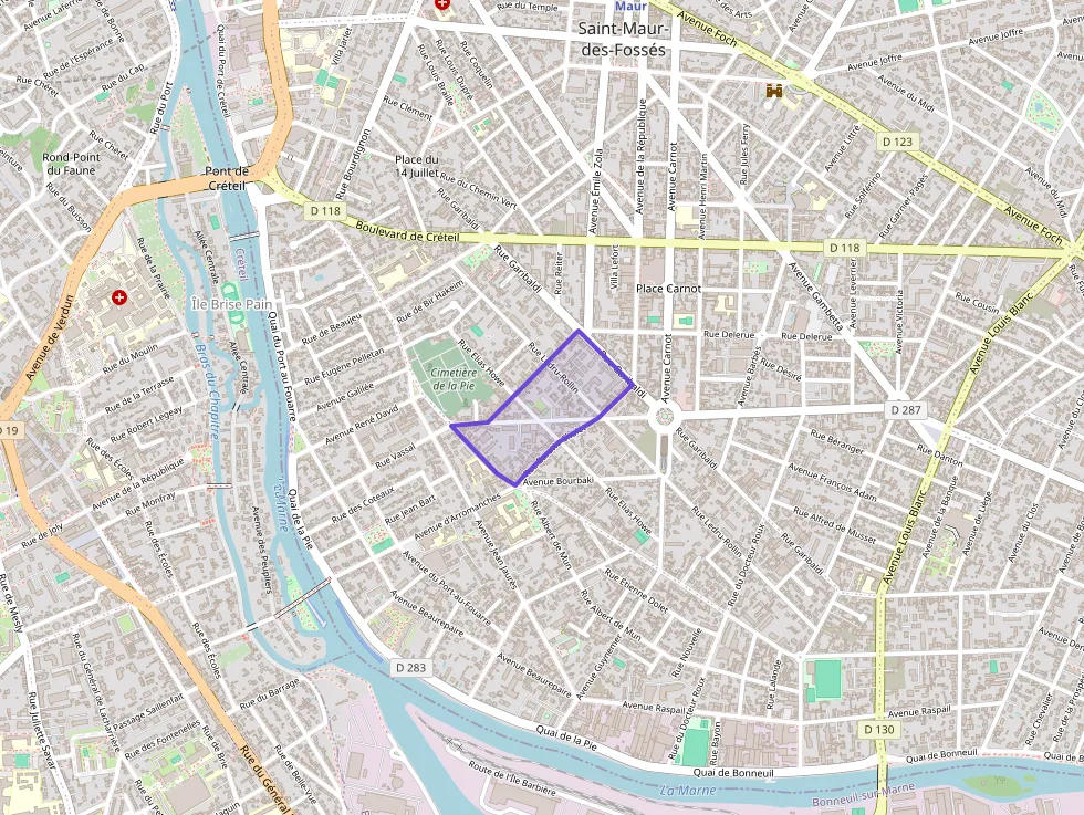 Appartement 70 m² trois pièces à vendre à Saint-Maur-des-Fossés