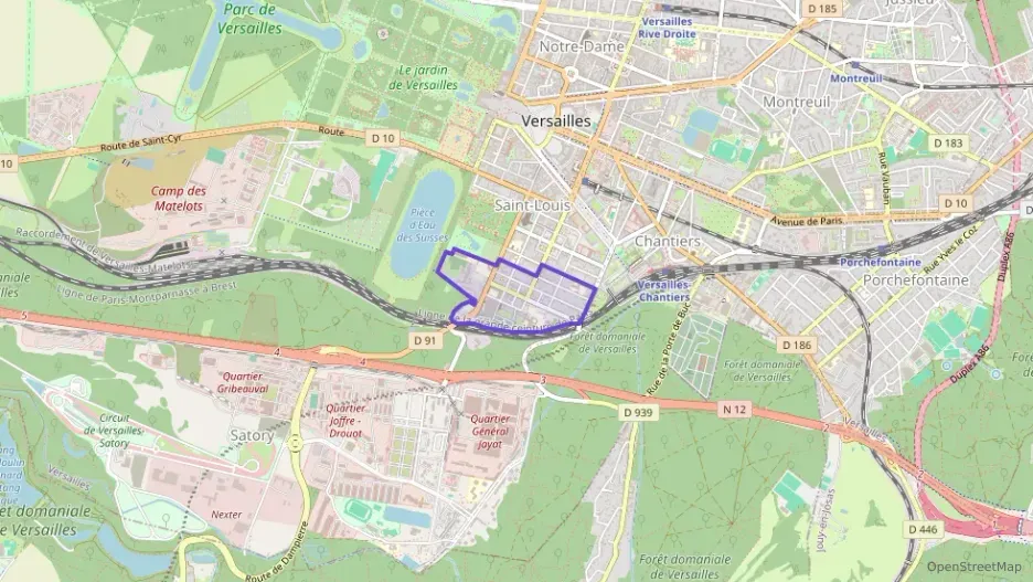 Appartement 53 m² trois pièces à vendre à Versailles