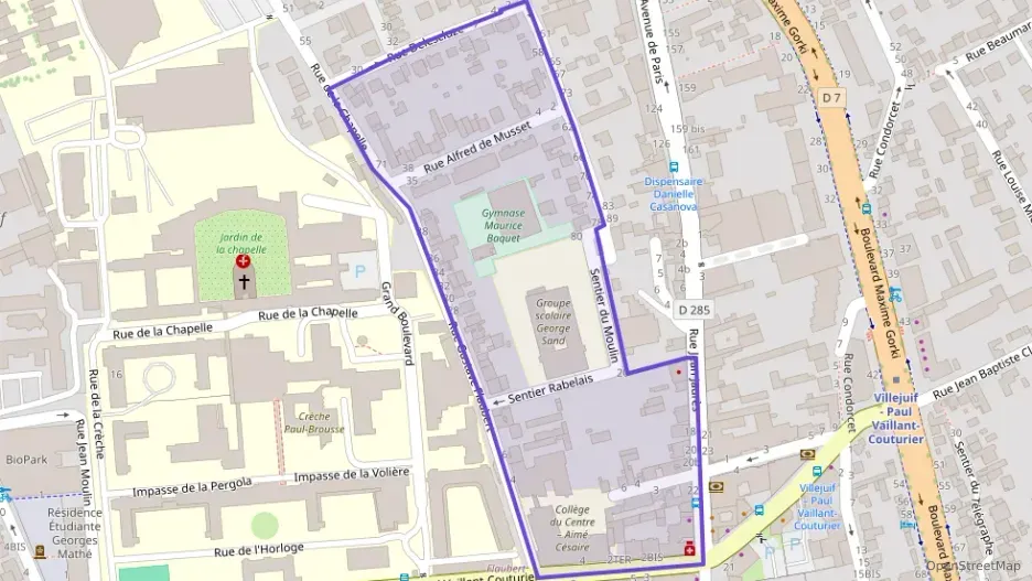 Appartement 59 m² trois pièces à vendre à Villejuif