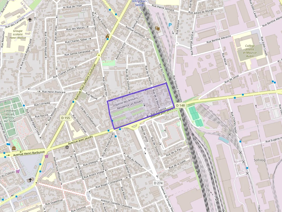 Appartement 39 m² deux pieces à vendre à Vitry-sur-Seine