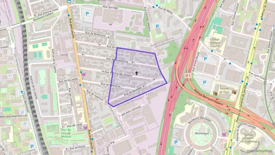 Appartement 49 m² deux pieces à vendre à Maisons-Alfort