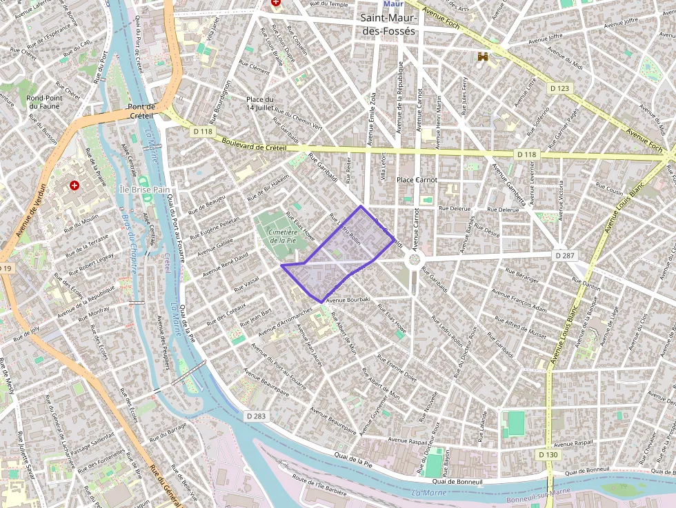 Appartement 90 m² quatre pièces à vendre à Saint-Maur-des-Fossés