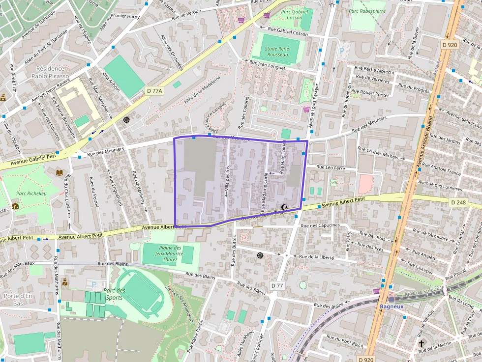 Appartement 40 m² deux pieces à vendre à Bagneux