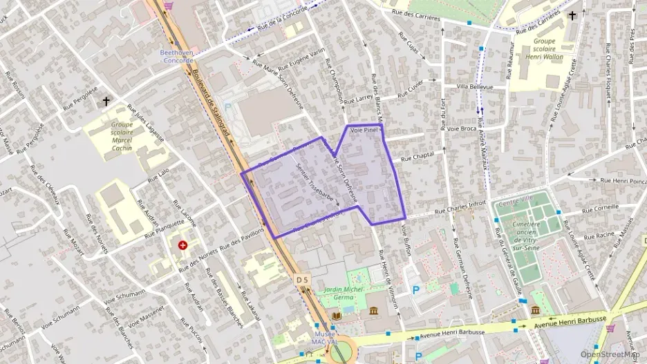 Appartement 56 m² deux pieces à vendre à Vitry-sur-Seine