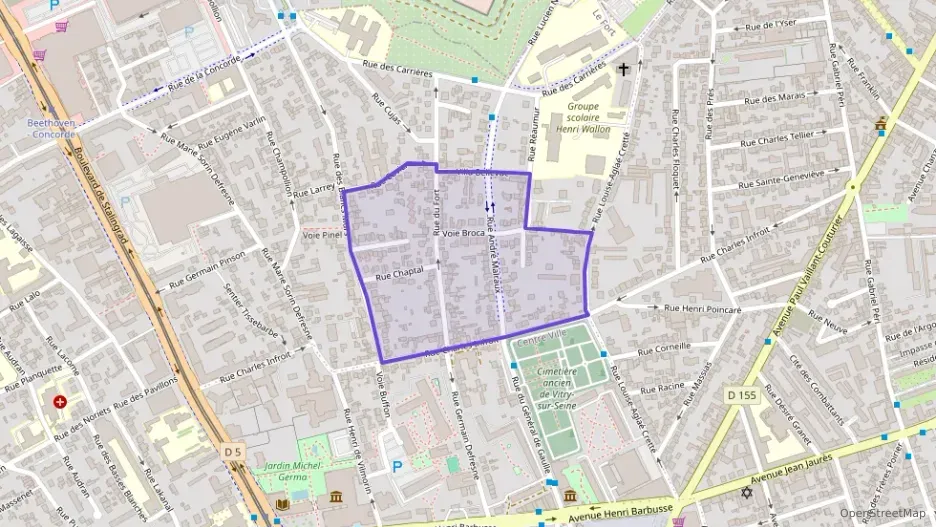 Appartement 86 m² cinq pièces à vendre à Vitry-sur-Seine
