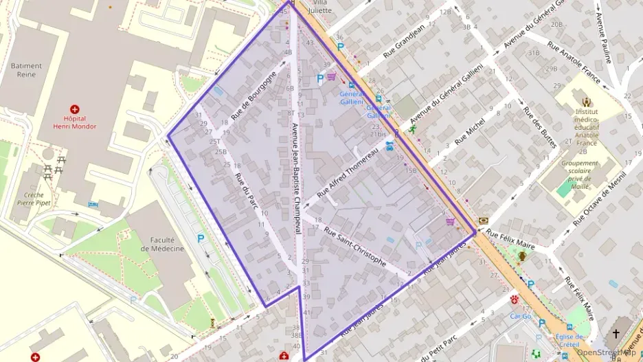 Appartement 52 m² deux pieces à vendre à Créteil