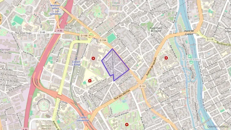 Appartement 52 m² deux pieces à vendre à Créteil