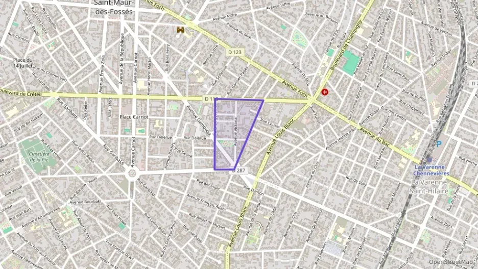 Appartement 68 m² trois pièces à vendre à Saint-Maur-des-Fossés