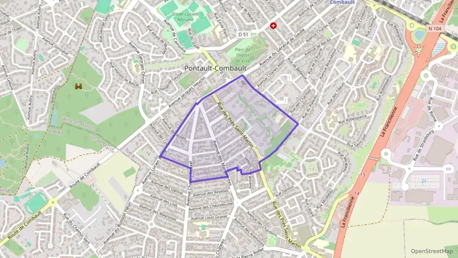 Appartement 33 m² une piece à vendre à Pontault-Combault