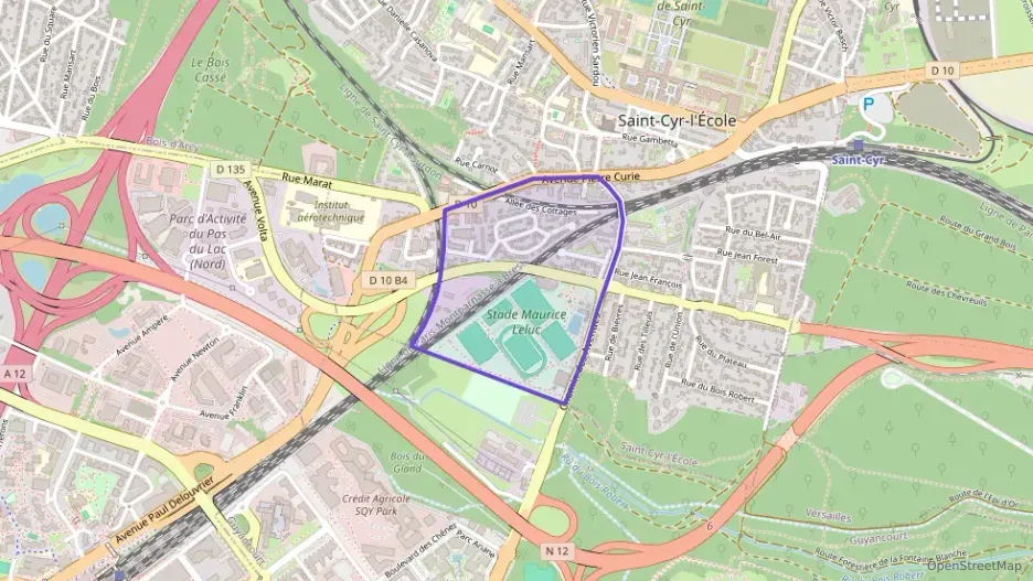 Appartement 50 m² deux pieces à vendre à Saint-Cyr-l`École