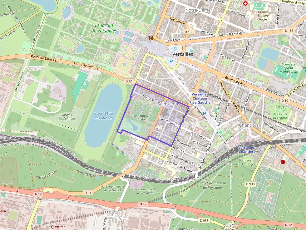 Appartement 105 m² quatre pièces à vendre à Versailles