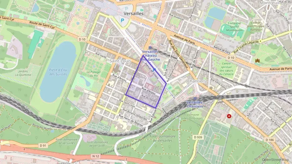 Appartement 79 m² quatre pièces à vendre à Versailles