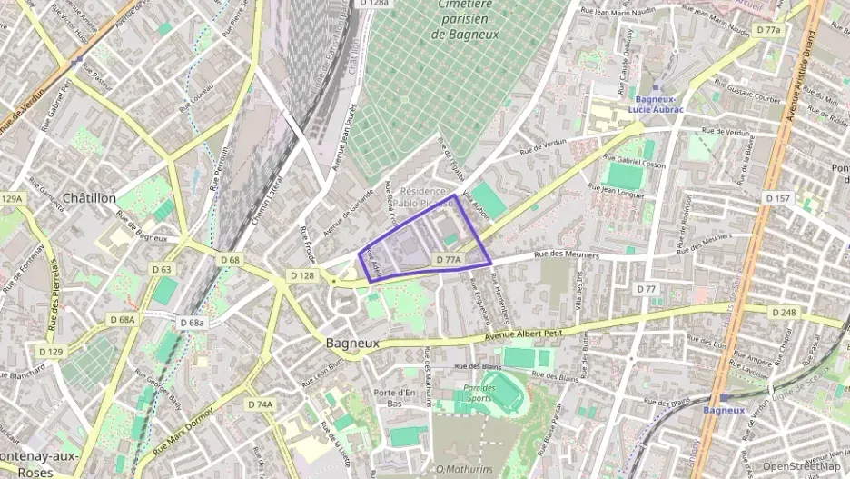 Appartement 64 m² trois pièces à vendre à Bagneux