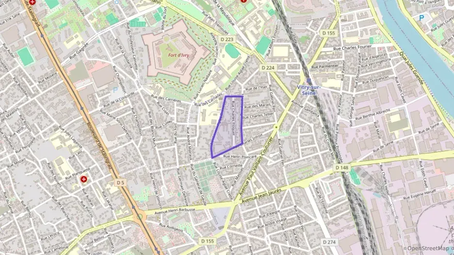 Appartement 55 m² trois pièces à vendre à Vitry-sur-Seine Appartement 55 m² trois pièces à vendre à Vitry-sur-Seine