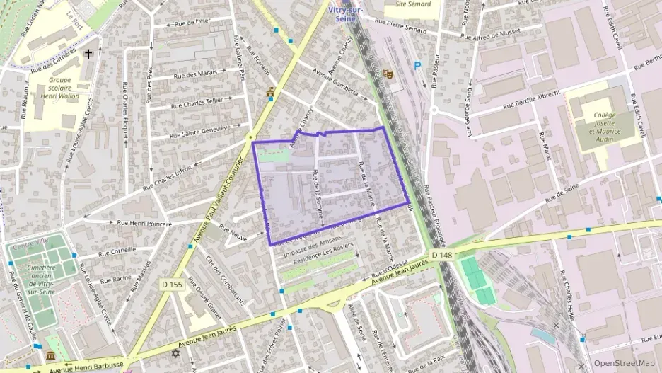 Appartement 67 m² quatre pièces à vendre à Vitry-sur-Seine Appartement 67 m² quatre pièces à vendre à Vitry-sur-Seine