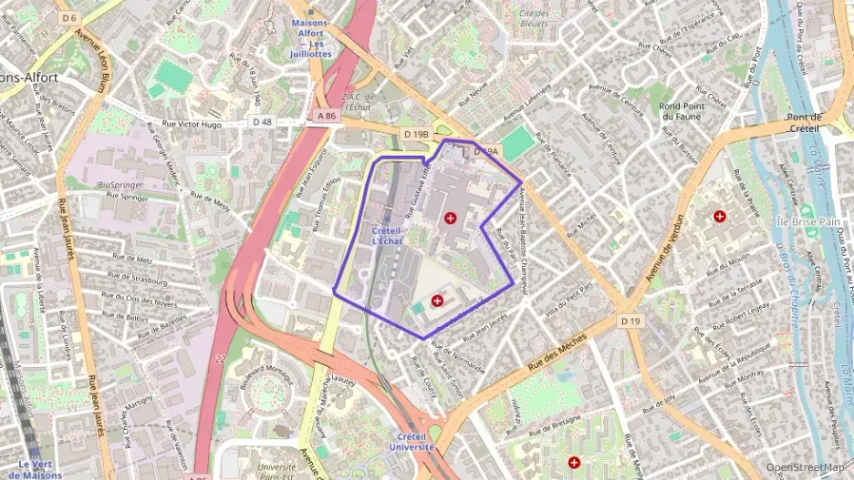 Appartement 69 m² trois pièces à vendre à Créteil