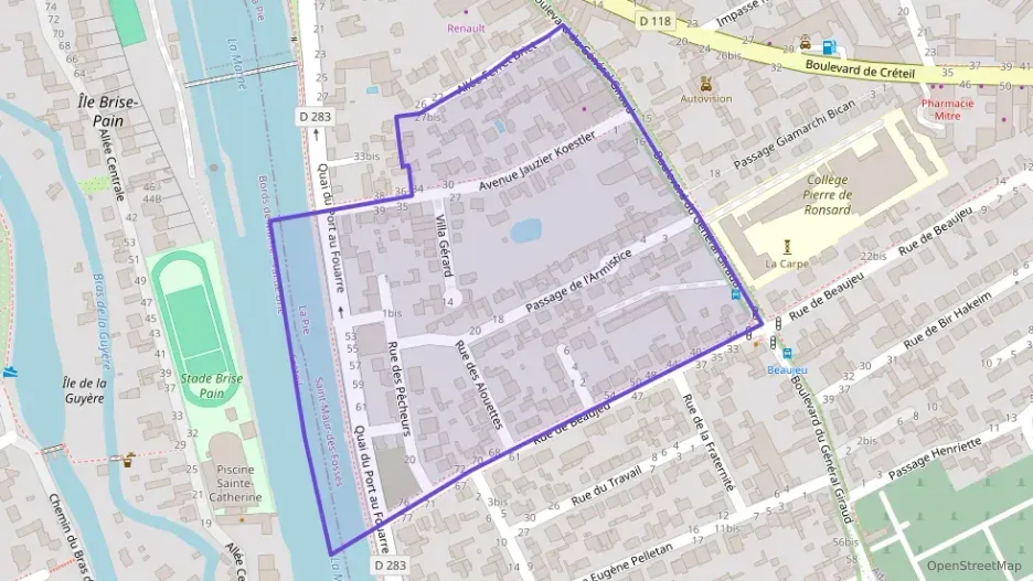 Appartement 56 m² trois pièces à vendre à Saint-Maur-des-Fossés