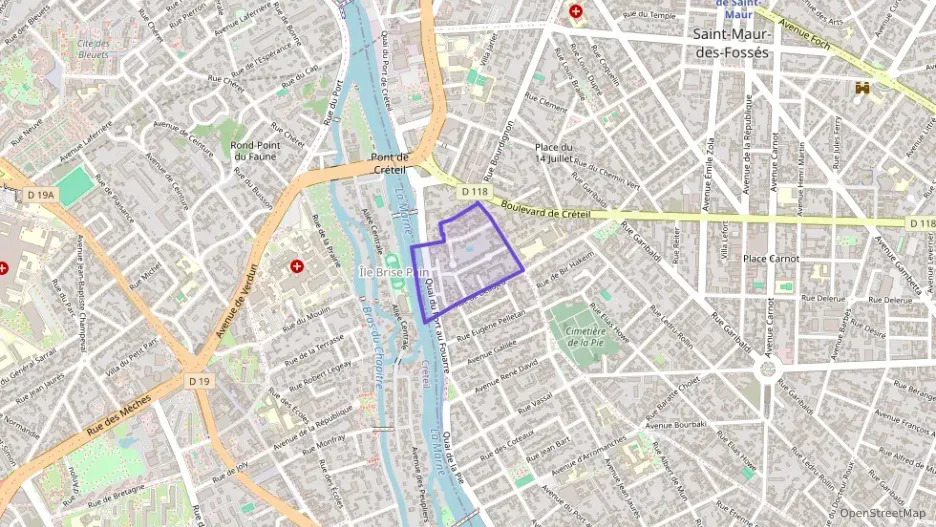 Appartement 56 m² trois pièces à vendre à Saint-Maur-des-Fossés