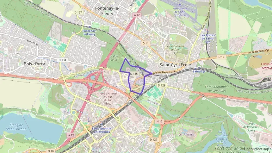 Appartement 46 m² trois pièces à vendre à Saint-Cyr-l`École