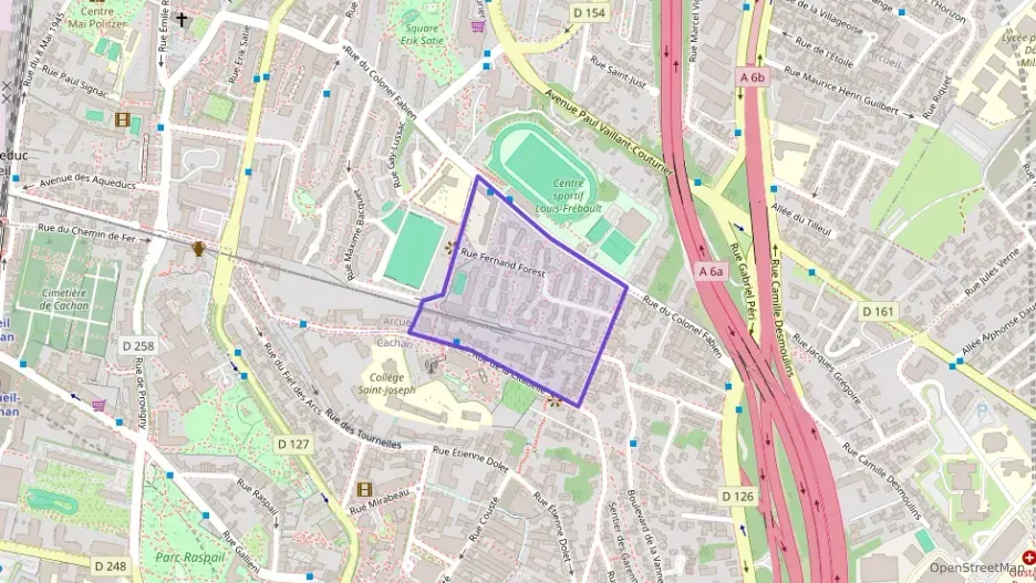 Appartement 51 m² trois pièces à vendre à Arcueil