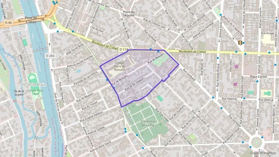 Appartement 52 m² trois pièces à vendre à Saint-Maur-des-Fossés