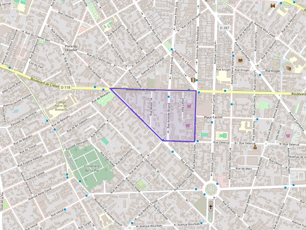 Appartement 60 m² deux pieces à vendre à Saint-Maur-des-Fossés