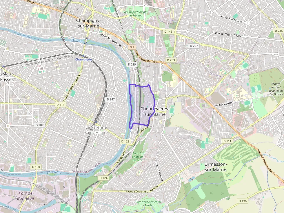 Appartement 80 m² trois pièces à vendre à Chennevières-sur-Marne
