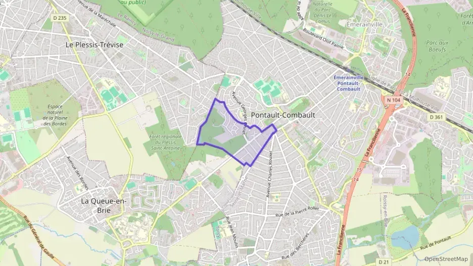 Appartement 53 m² deux pieces à vendre à Pontault-Combault Appartement 53 m² deux pieces à vendre à Pontault-Combault