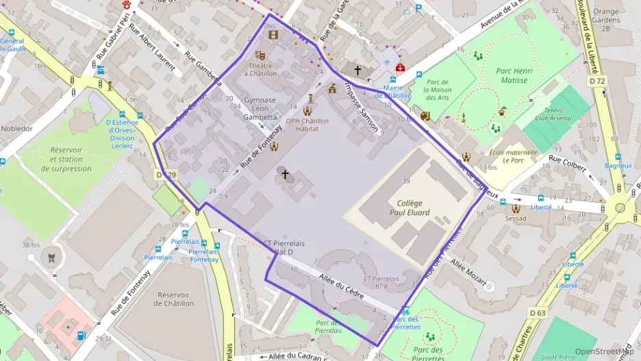 Appartement 63 m² trois pièces à vendre à Châtillon Appartement 63 m² trois pièces à vendre à Châtillon