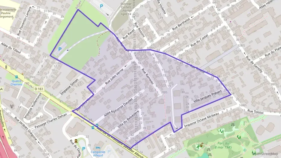 Appartement 55 m² trois pièces à vendre à Villejuif