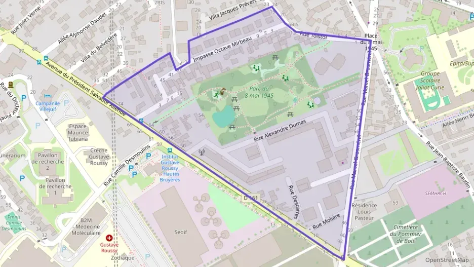 Appartement 90 m² trois pièces à vendre à Villejuif