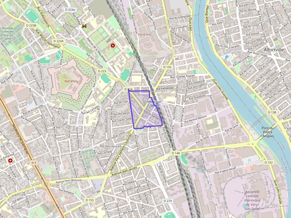 Appartement 20 m² une piece à vendre à Vitry-sur-Seine