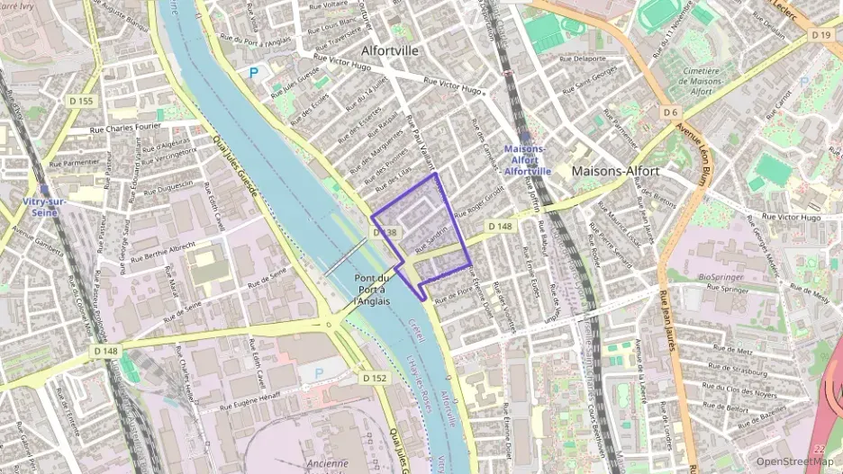 Appartement 80 m² trois pièces à vendre à Alfortville