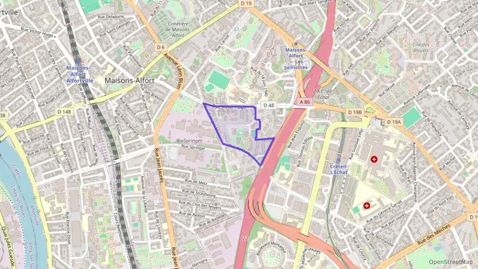 Appartement 64 m² quatre pièces à vendre à Maisons-Alfort