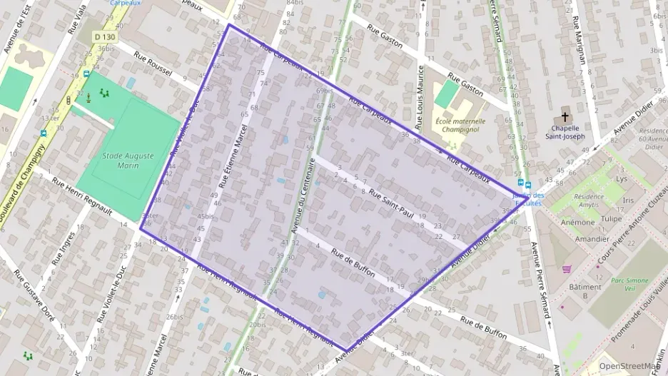 Appartement 55 m² trois pièces à vendre à Saint-Maur-des-Fossés