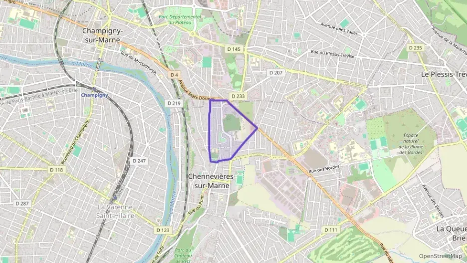 Appartement 74 m² trois pièces à vendre à Chennevières-sur-Marne