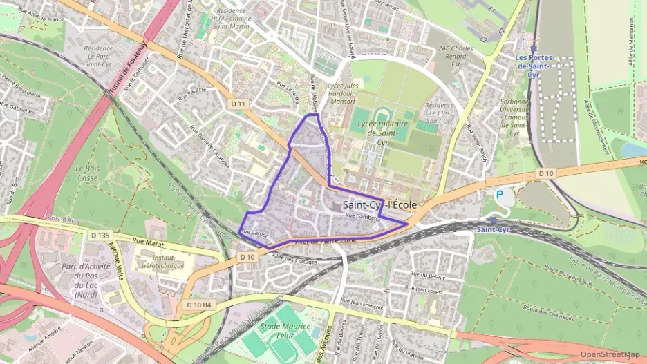 Appartement 60 m² trois pièces à vendre à Saint-Cyr-l`École