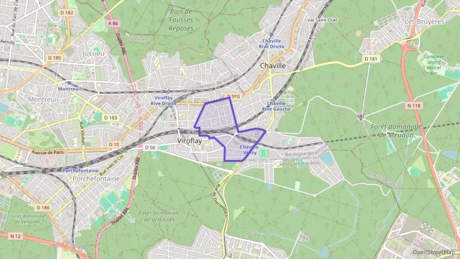 Appartement 90 m² quatre pièces à vendre à Viroflay