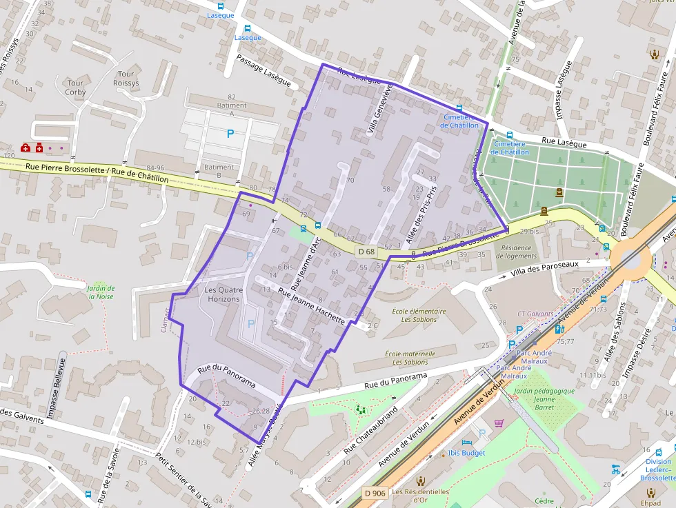 Appartement 44 m² trois pièces à vendre à Châtillon