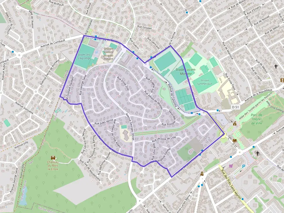 Appartement 98 m² quatre pièces à vendre à Pontault-Combault