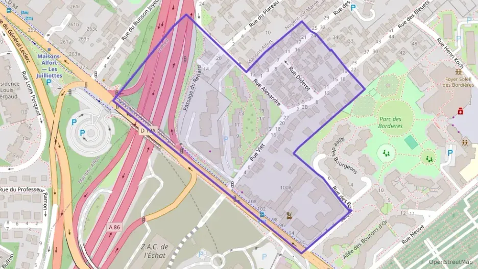 Appartement 50 m² deux pieces à vendre à Créteil