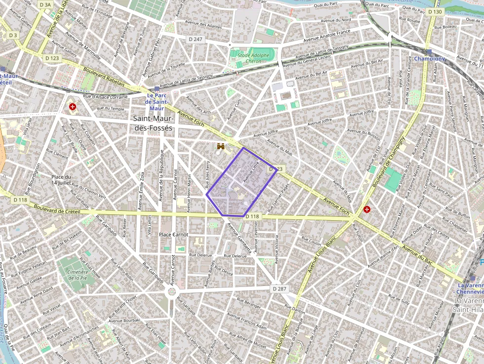 Appartement 50 m² deux pieces à vendre à Saint-Maur-des-Fossés