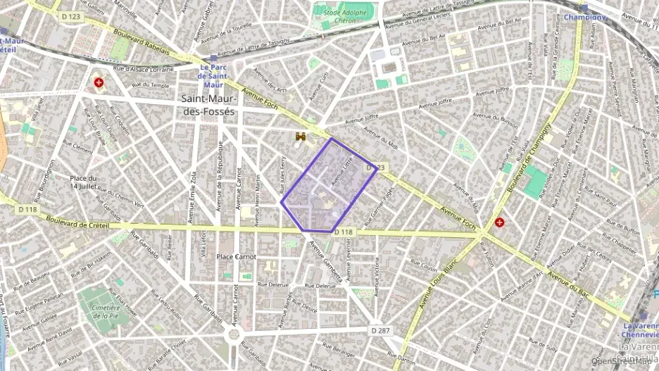 Appartement 65 m² quatre pièces à vendre à Saint-Maur-des-Fossés
