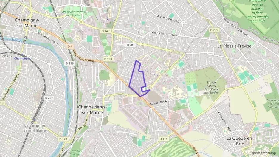 Appartement 59 m² trois pièces à vendre à Chennevières-sur-Marne Appartement 59 m² trois pièces à vendre à Chennevières-sur-Marne