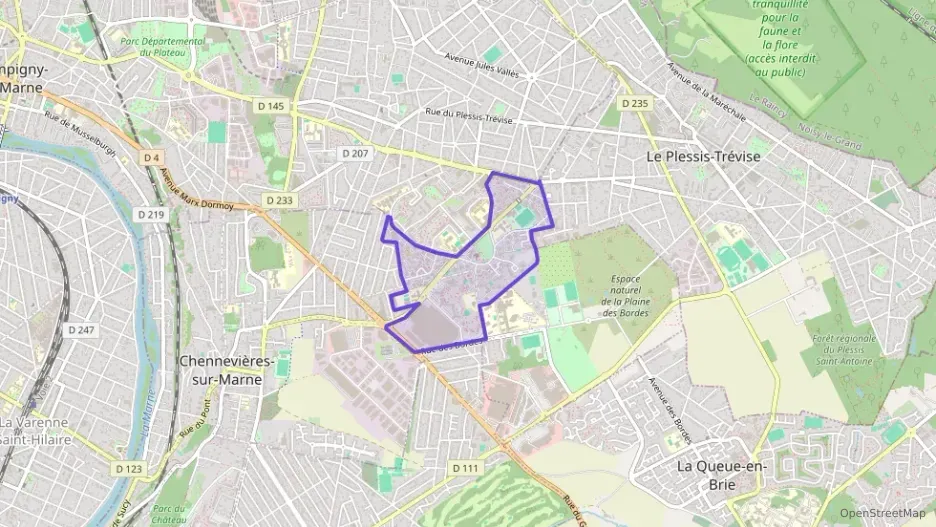 Appartement 64 m² trois pièces à vendre à Chennevières-sur-Marne