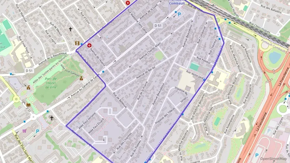 Appartement 66 m² trois pièces à vendre à Pontault-Combault